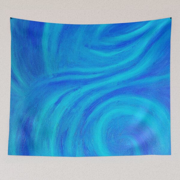 Item preview, Fire II Blue designed and sold by CafiArtStudio.