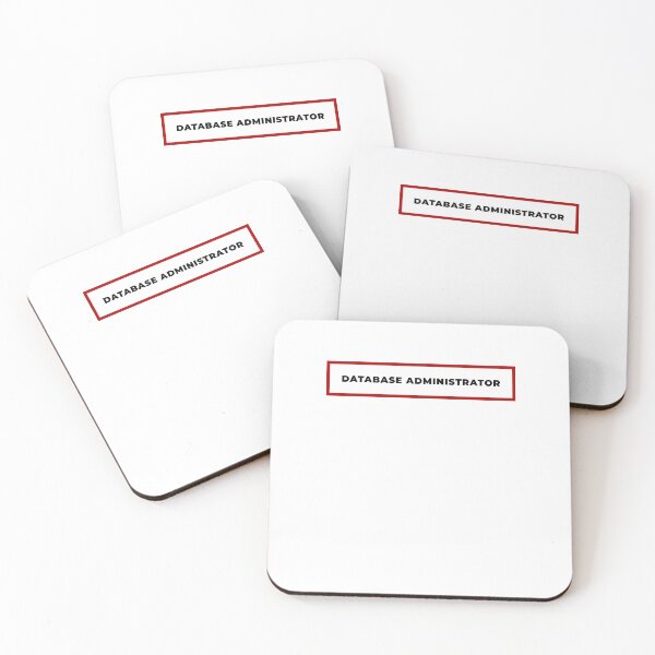 Item preview, Database Administrator with red frame designed and sold by SVPOD.