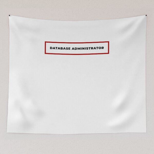 Item preview, Database Administrator with red frame designed and sold by SVPOD.