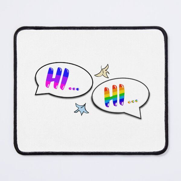 Item preview, LGBTQIA+ inspired Hi’s designed and sold by rubysdiamond.