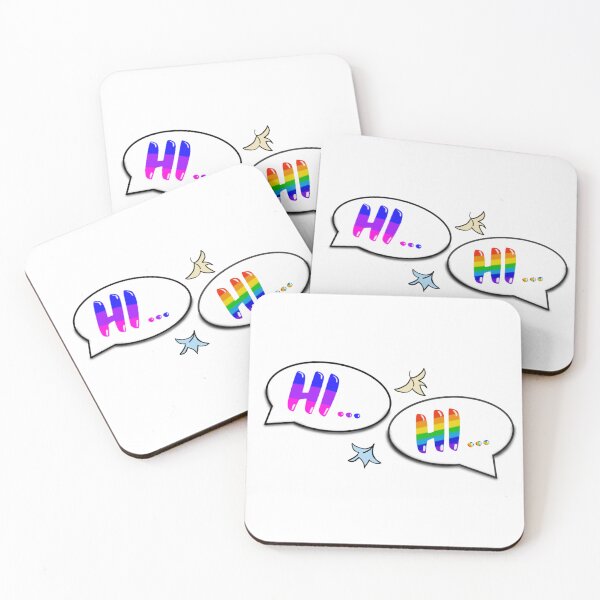 Item preview, LGBTQIA+ inspired Hi’s designed and sold by rubysdiamond.