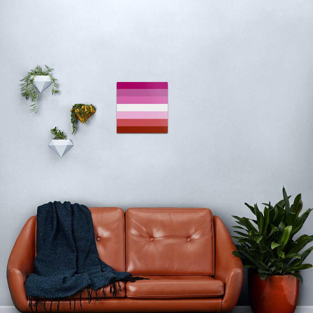 Lesbian Pride Flag Metal Print