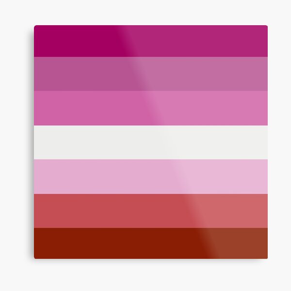 Lesbian Pride Flag Metal Print
