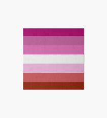 Lesbian Pride Flag Art Board