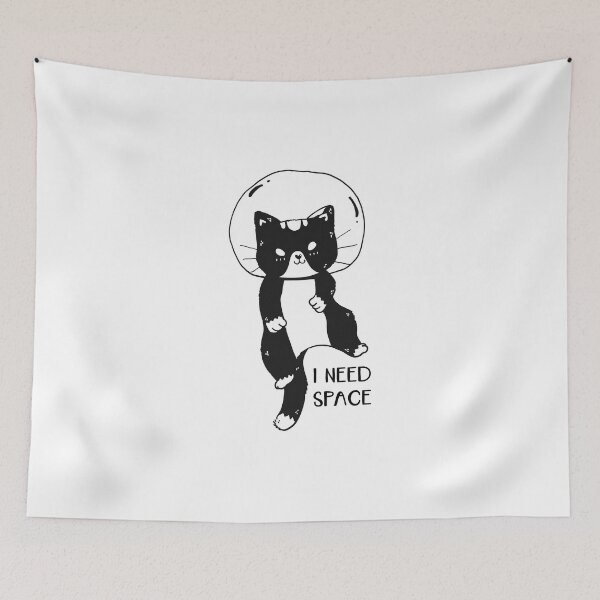 Item preview, Funny "I need Space" Cat Tshirt gift for cat lovers gift for cat owners  designed and sold by GhostAmine.