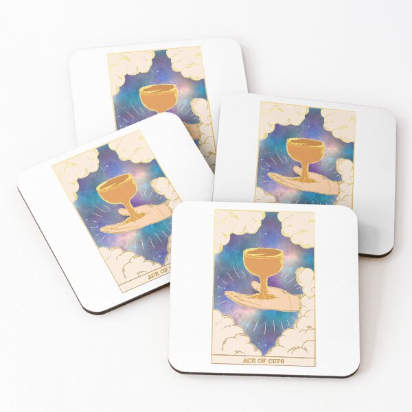 Item preview, Ace Of Cups - Tarot Card Print - Minor Arcana designed and sold by Annalee Beer.