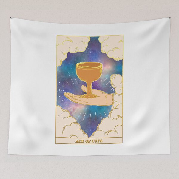 Item preview, Ace Of Cups - Tarot Card Print - Minor Arcana designed and sold by Annalee Beer.