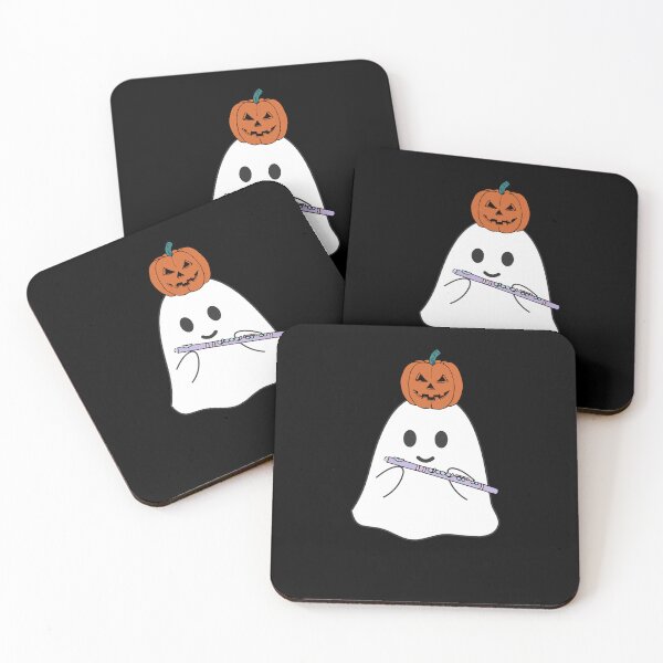 Item preview, Cute Boo Flute Player For Flautist And Orchestra Musician On Halloween Days designed and sold by Funwithmusic.