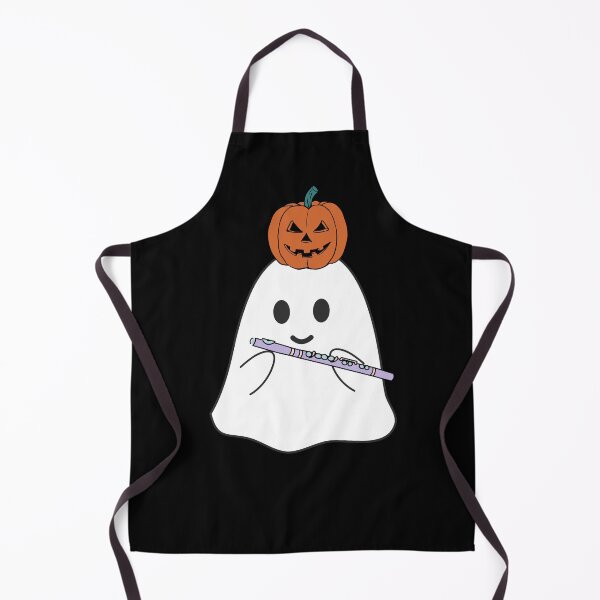 Item preview, Cute Boo Flute Player For Flautist And Orchestra Musician On Halloween Days designed and sold by Funwithmusic.