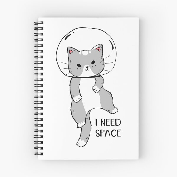 Item preview,  Funny "I need Space" Grey Cat Tshirt gift for cat lovers gift for cat owners  designed and sold by GhostAmine.