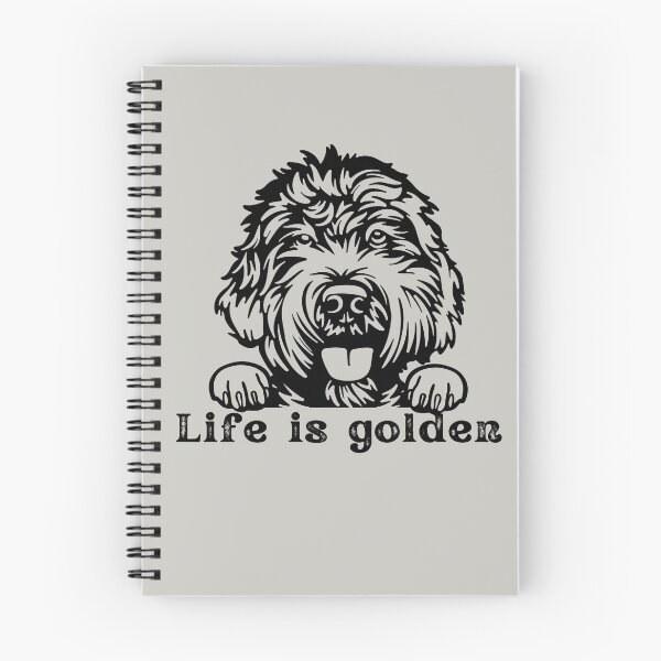 Item preview, Life is Golden with a Goldendoodle designed and sold by MameDesign.