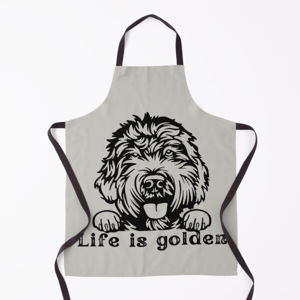 Item preview, Life is Golden with a Goldendoodle designed and sold by MameDesign.