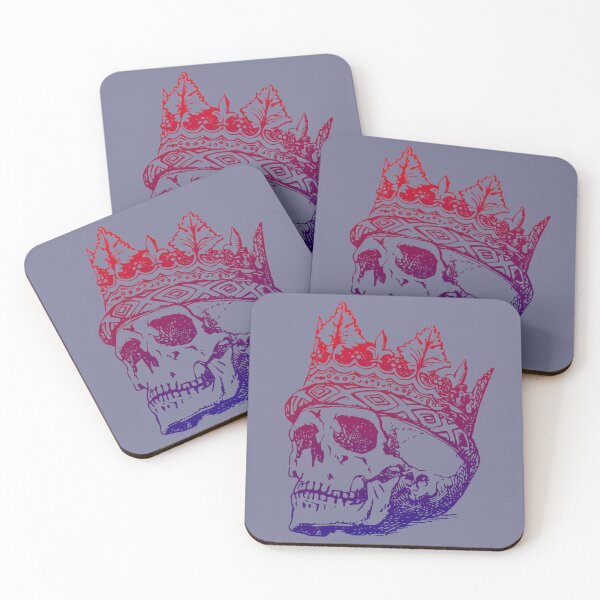 Item preview, Gradient King skull designed and sold by artbleed.