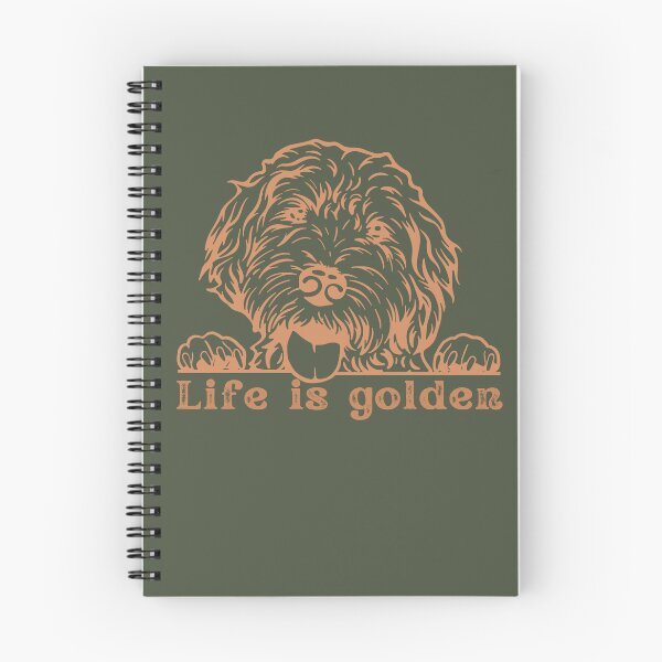 Item preview, La vida es dorada con un garabato designed and sold by MameDesign.