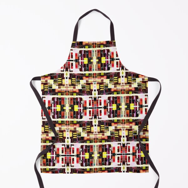 Item preview, Warm Geometric Circuit Board Pattern designed and sold by VincentRich.