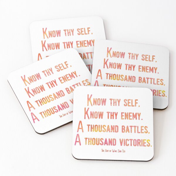 Item preview, Know Thy Self, Know Thy Enemy designed and sold by wonderweird.