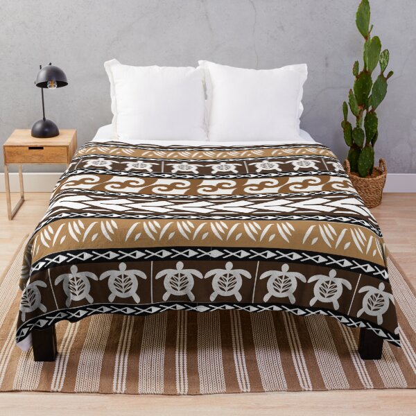Item preview, Tribal decor fabrics in Tapa colors. designed and sold by Nanar1984.