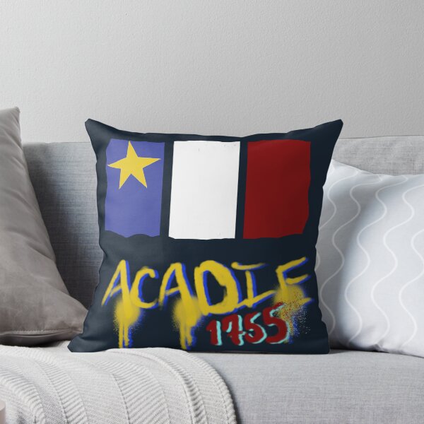 Item preview, Acadien Flag Rippling with Acadie 1755 Text Beneath - Acadian designed and sold by jolabrese.