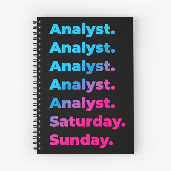 Item preview, Analyst. Saturday. Sunday. designed and sold by SVPOD.