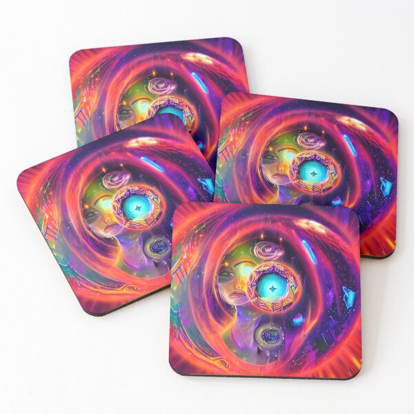 Item preview, Synchronicity No.6: Rave Music Inspired AI Illustration (Female Gurn) designed and sold by Recall-Design.