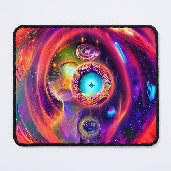 Item preview, Synchronicity No.6: Rave Music Inspired AI Illustration (Female Gurn) designed and sold by Recall-Design.