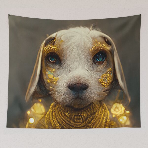 Item preview, Golden Royalty Dog With Diamonds designed and sold by Pet Shelter.