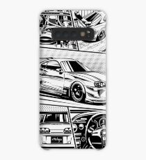 Supra. Details (weißer Hintergrund) Hülle & Klebefolie für Samsung Galaxy