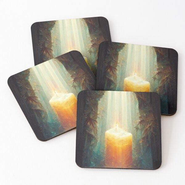 Item preview, Candles Burning in Underground Hollow and Light Shines Through designed and sold by StudioVuoma.