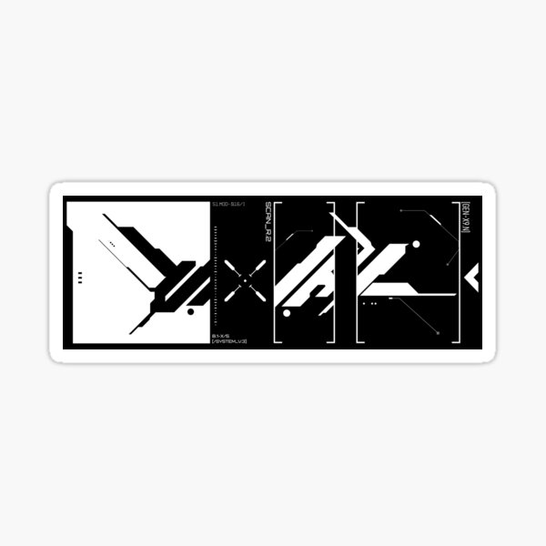 Item preview, Cyber techwear scan typography decal  designed and sold by Arez Xzan.