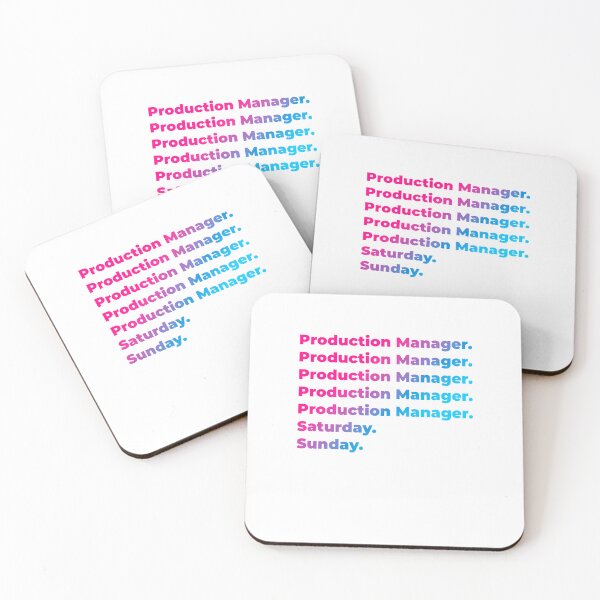 Item preview, Production Manager work week designed and sold by SVPOD.