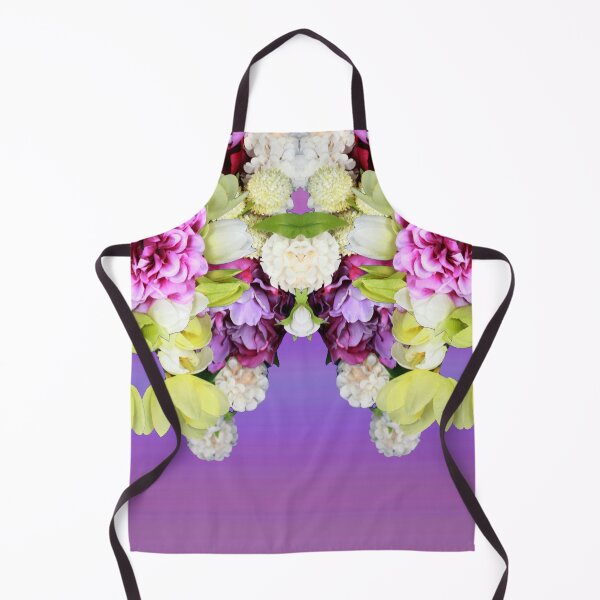 Item preview, Green White Purple Hot Pink Floral Arrangement Garden designed and sold by BGGretchen.