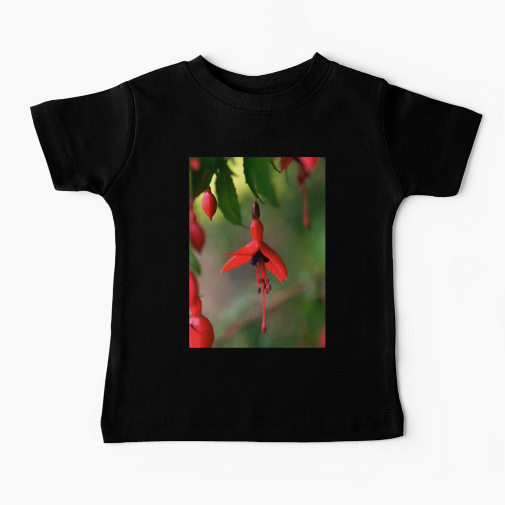 Single Wild Fuchsia Flower, Loch Na Fooey Baby T-Shirt