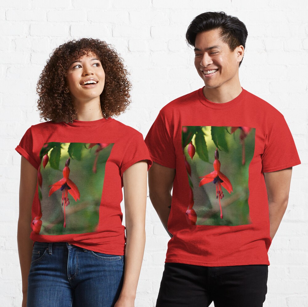 Single Wild Fuchsia Flower, Loch Na Fooey Classic T-Shirt