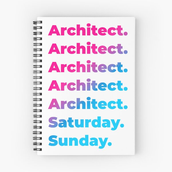 Item preview, Architect work week designed and sold by SVPOD.