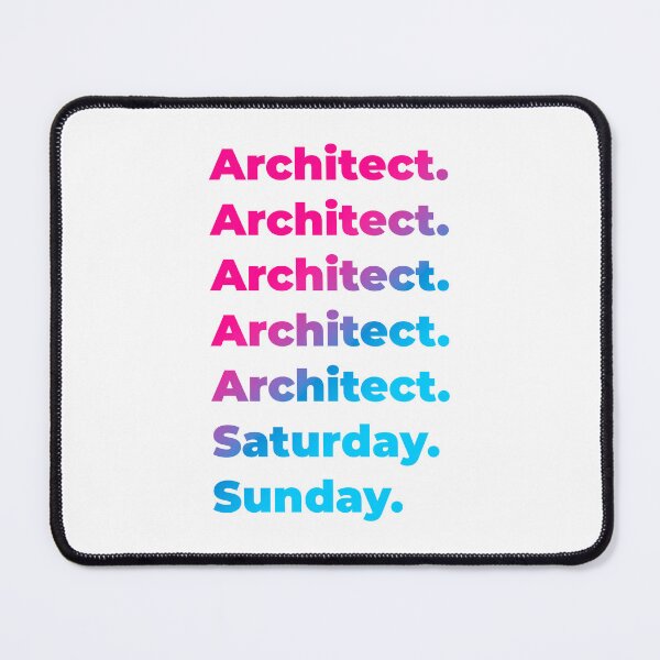 Item preview, Architect work week designed and sold by SVPOD.