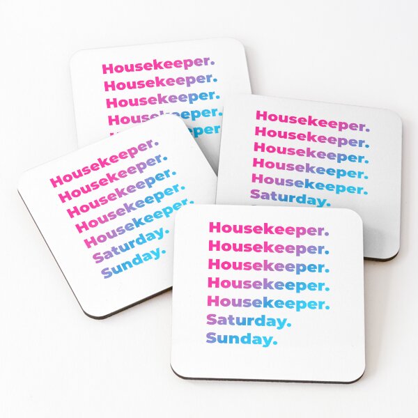 Item preview, Housekeeper work week designed and sold by SVPOD.