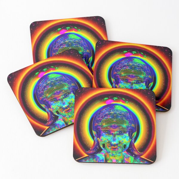 Item preview, Synchronicity No.8: Rave Music Inspired AI Illustration designed and sold by Recall-Design.