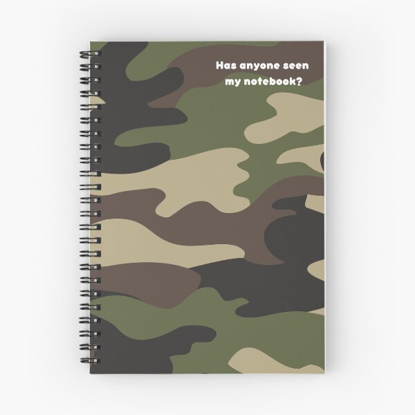 Item preview, Camo notebook - green designed and sold by RAndG.