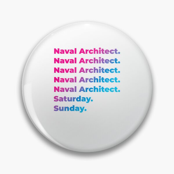 Item preview, Naval Architect work week designed and sold by SVPOD.