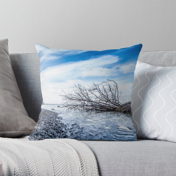 Ocean bed Throw Pillow