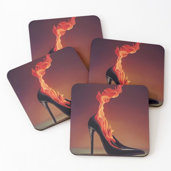 Item preview, High heels on fire designed and sold by PIxterArt.