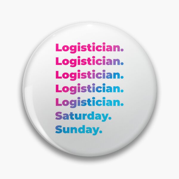 Item preview, Logistician work week designed and sold by SVPOD.