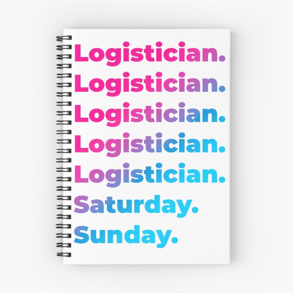 Item preview, Logistician work week designed and sold by SVPOD.