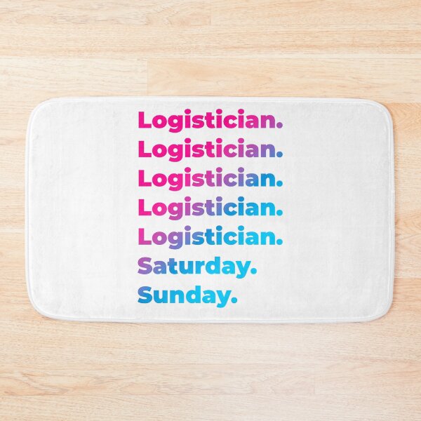 Item preview, Logistician work week designed and sold by SVPOD.