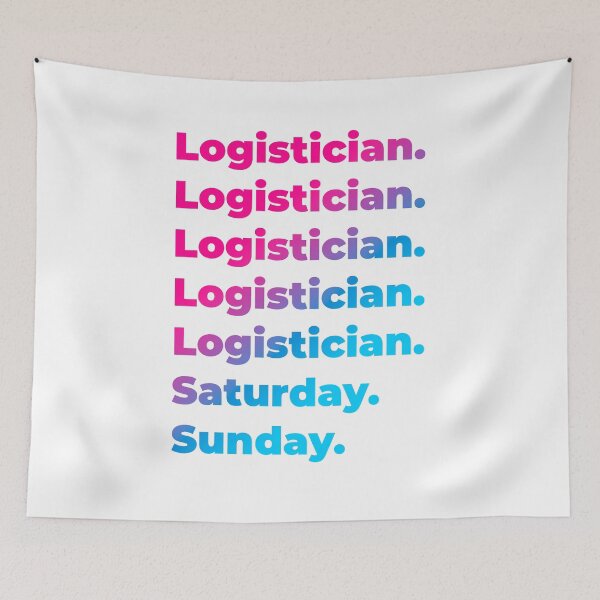 Item preview, Logistician work week designed and sold by SVPOD.