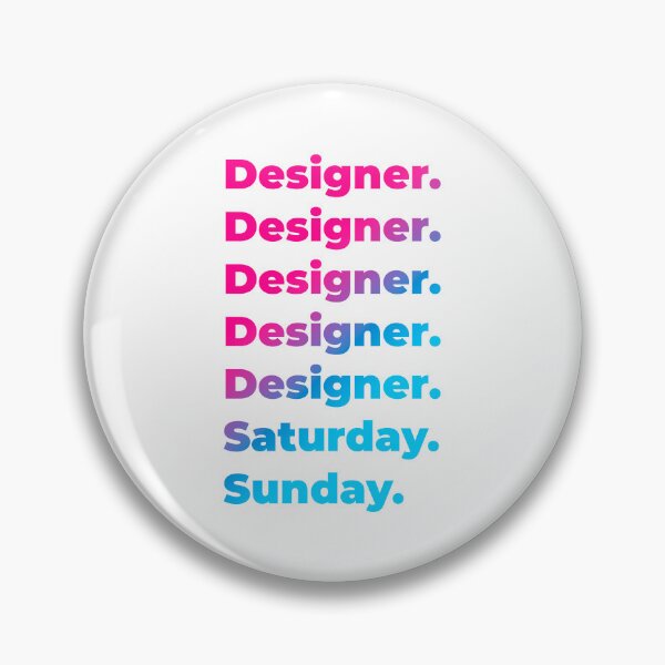 Item preview, Designer work week designed and sold by SVPOD.
