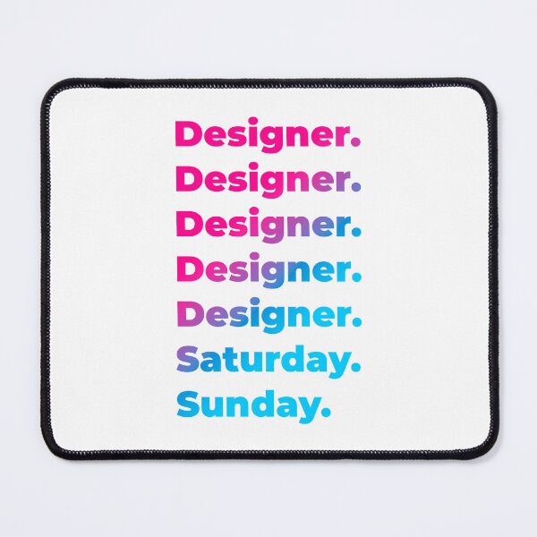 Item preview, Designer work week designed and sold by SVPOD.