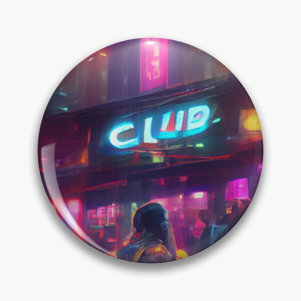 Item preview, Scifi Club with Neon Lights designed and sold by StudioVuoma.
