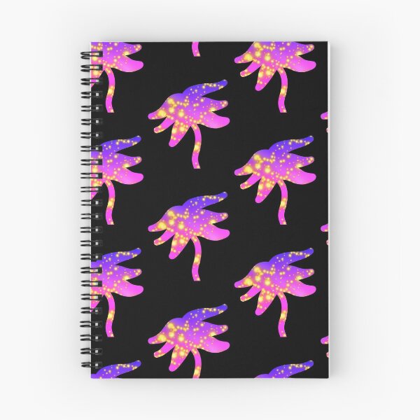 Item preview, Trippy neon sparkly palm tree design designed and sold by neonmoonwaves.