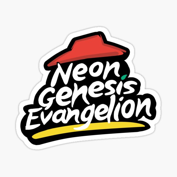 Pizza Hut Evangelion Sticker